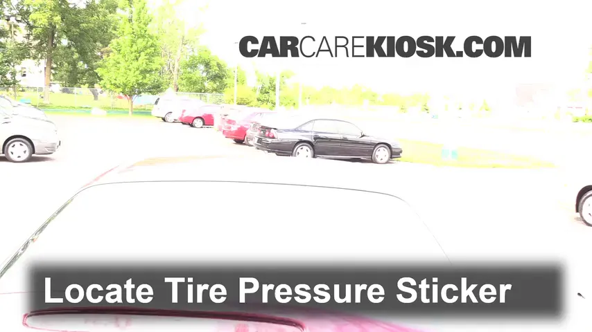 2001 Chevrolet Monte Carlo LS 3.4L V6 Tires & Wheels Check Tire Pressure